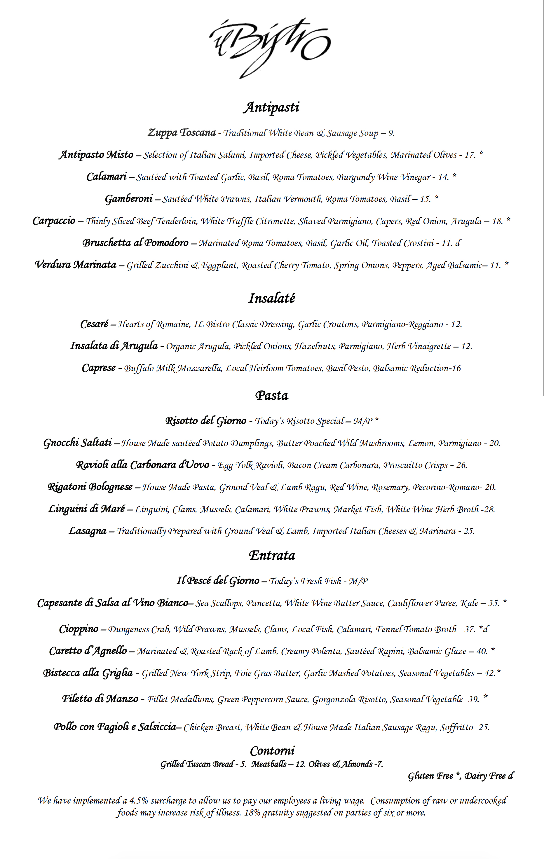 Il Bistro Seattle Wa